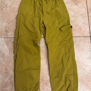 Girl’s Olive Cargo joggers